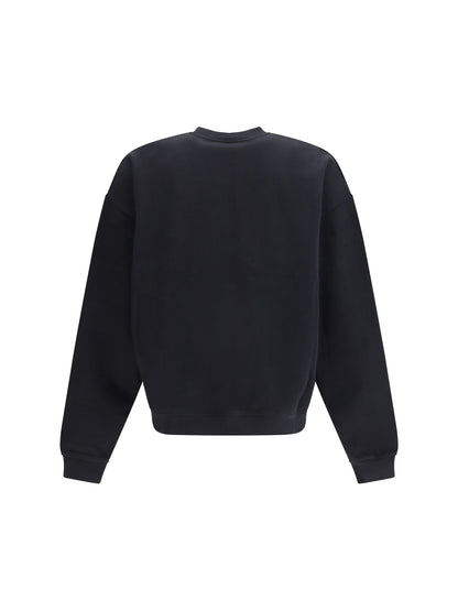 Sweatshirt Logo Cotton Black