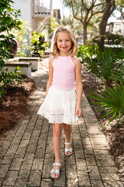 Simply Sweet Skort ~ White