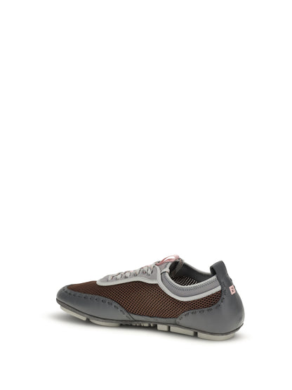 Sneakers Leather and Mesh
