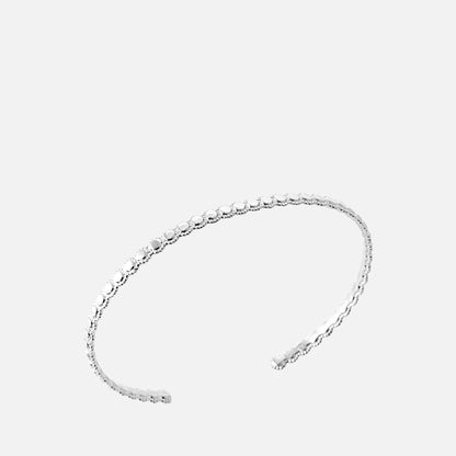 Luna Pavé Silver Cuff