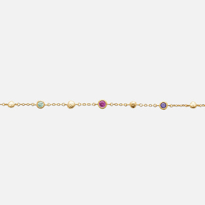 Elara Multi-Stone Station Bracelet
