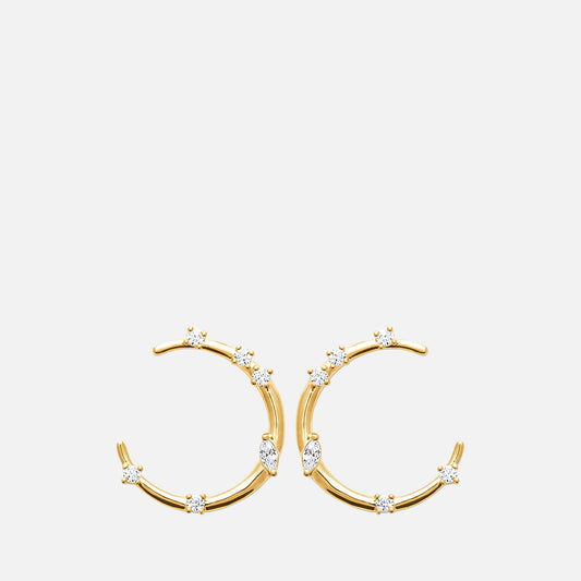 Nova Stellar Hoop Earrings