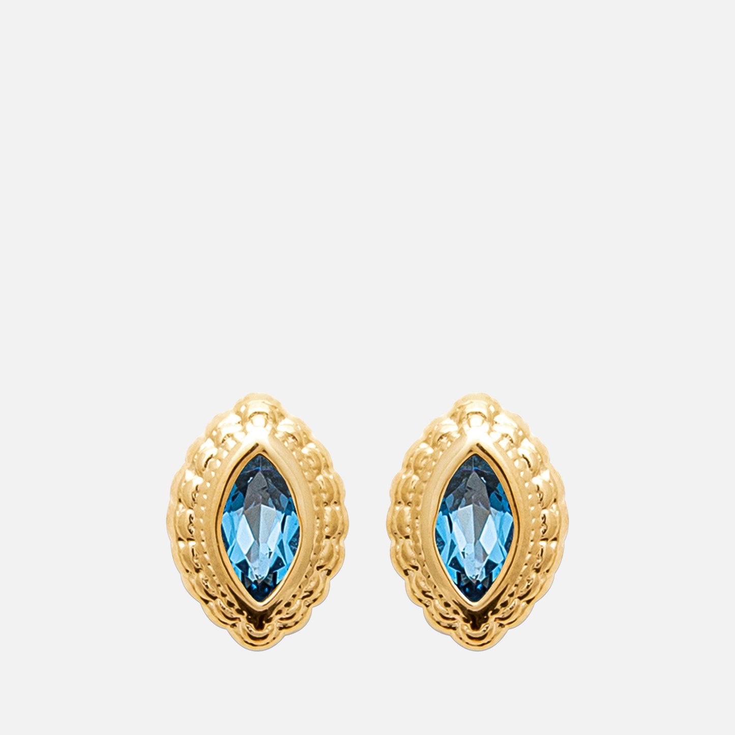 Vida Marquise Halo Studs