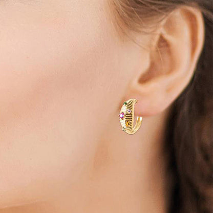 Chroma Ribbed Hoops