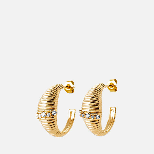 Sorrento Ribbed Hoops