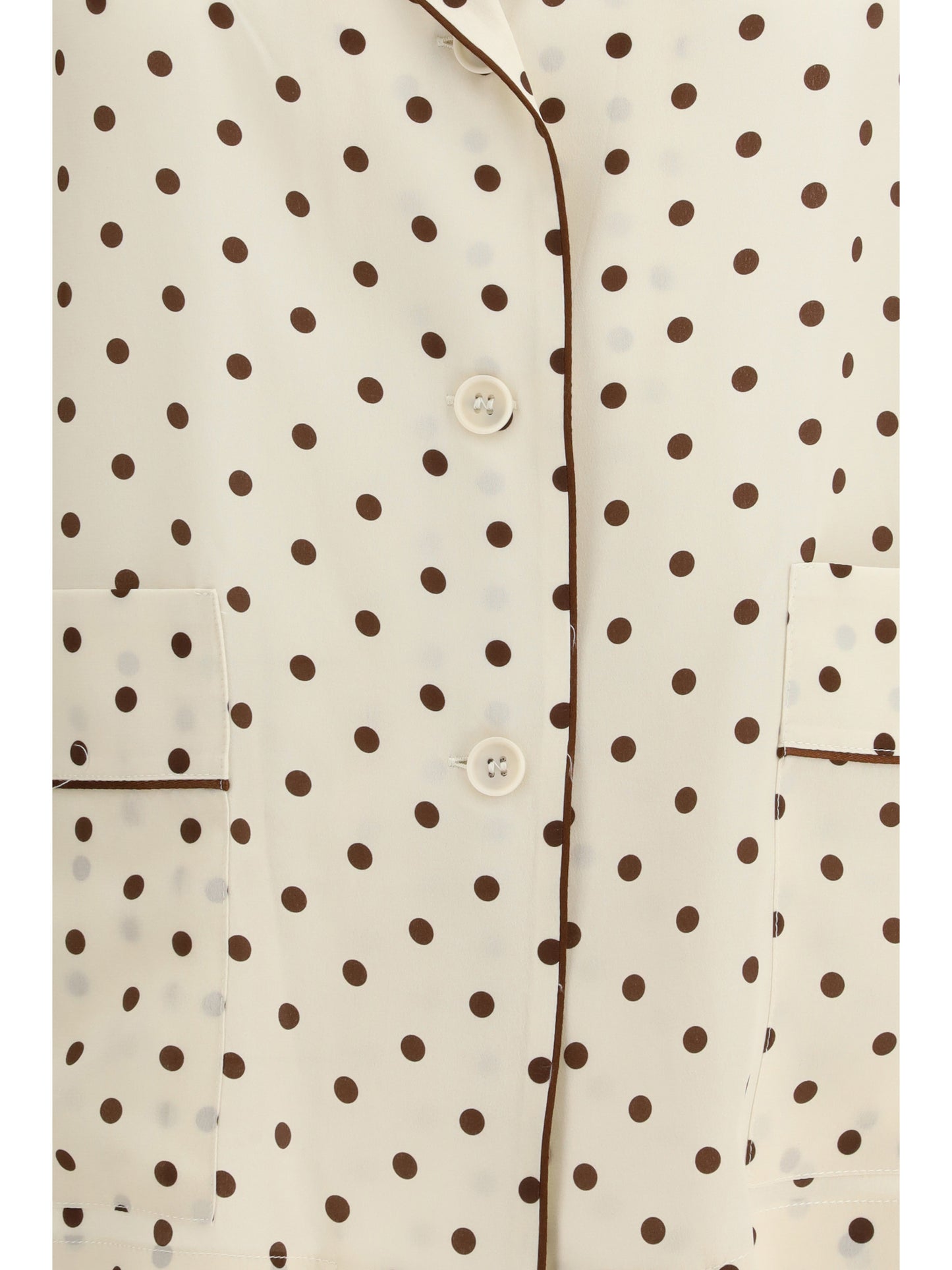 Shirt Polka-Dot Silk