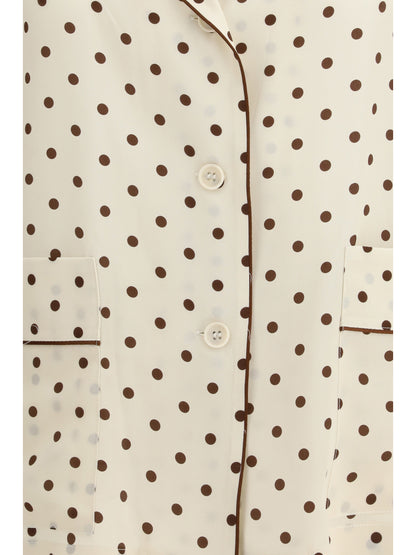 Shirt Polka-Dot Silk