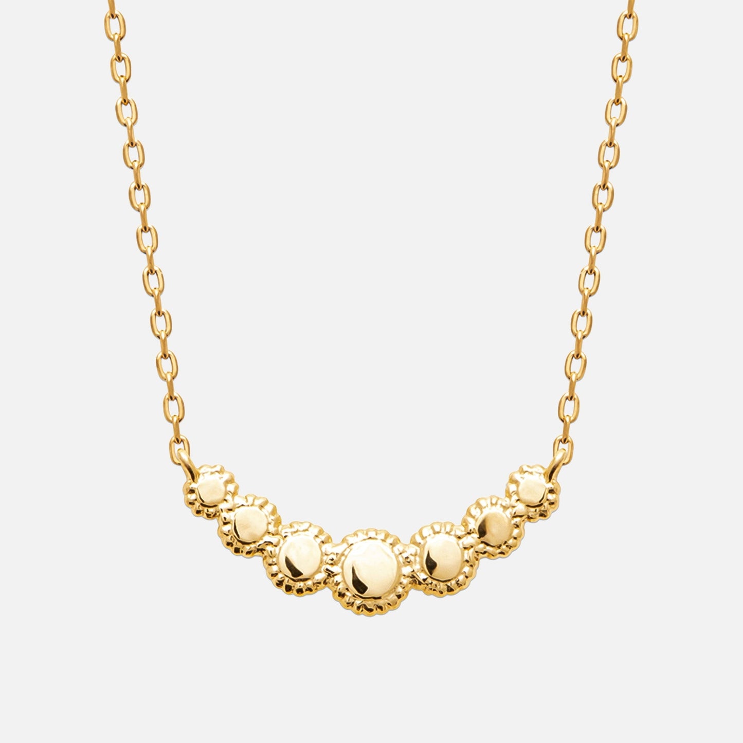 Gilded Solstice Arch Necklace