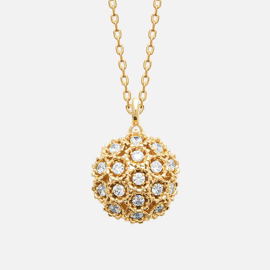 Stellar Gilded Orb Pendant