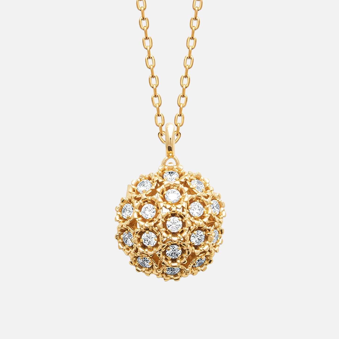 Stellar Gilded Orb Pendant