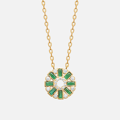 Emerald Kaleidoscope Medallion