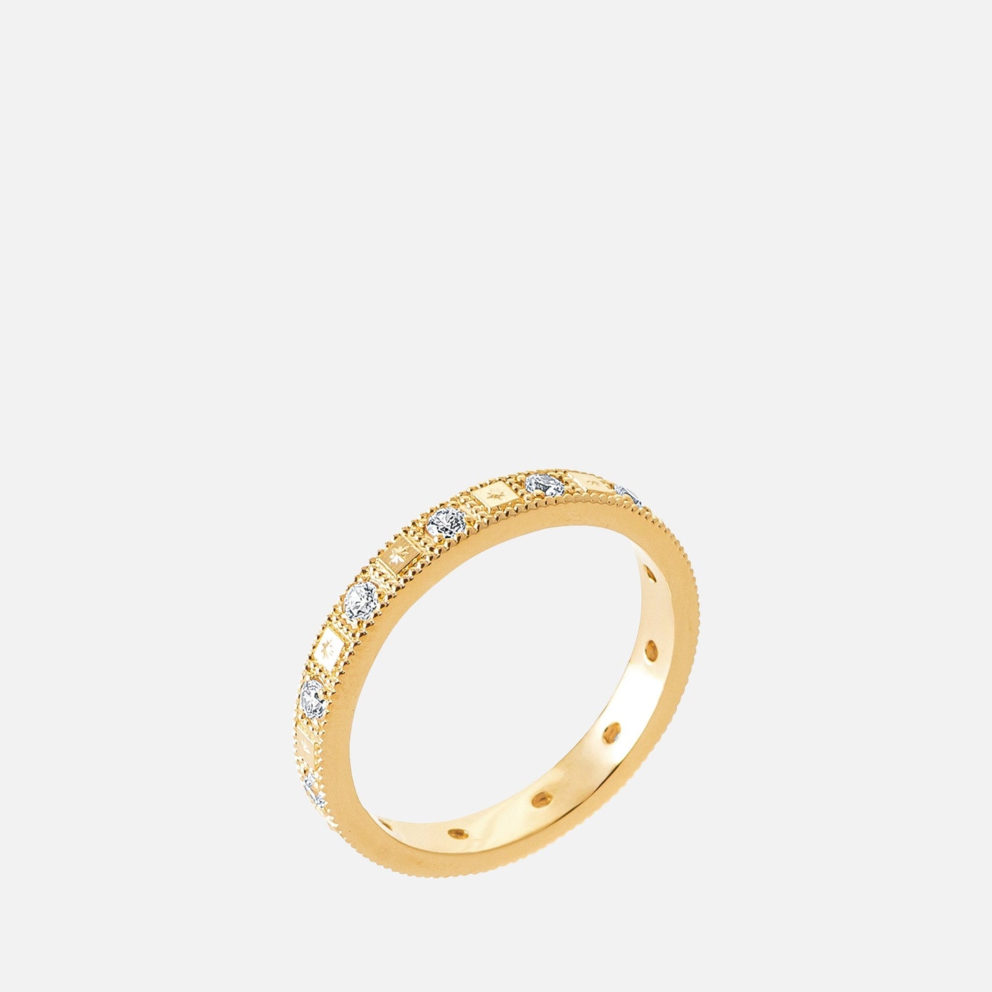Celestia Mosaic Band Ring