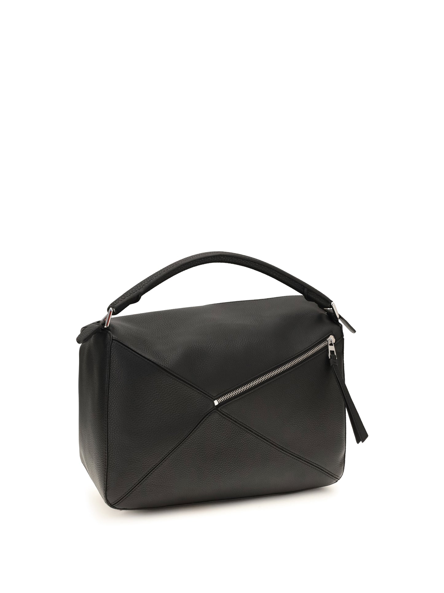 Handbag Puzzle Large Black Leather