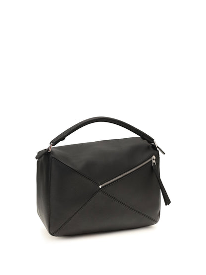 Handbag Puzzle Large Black Leather