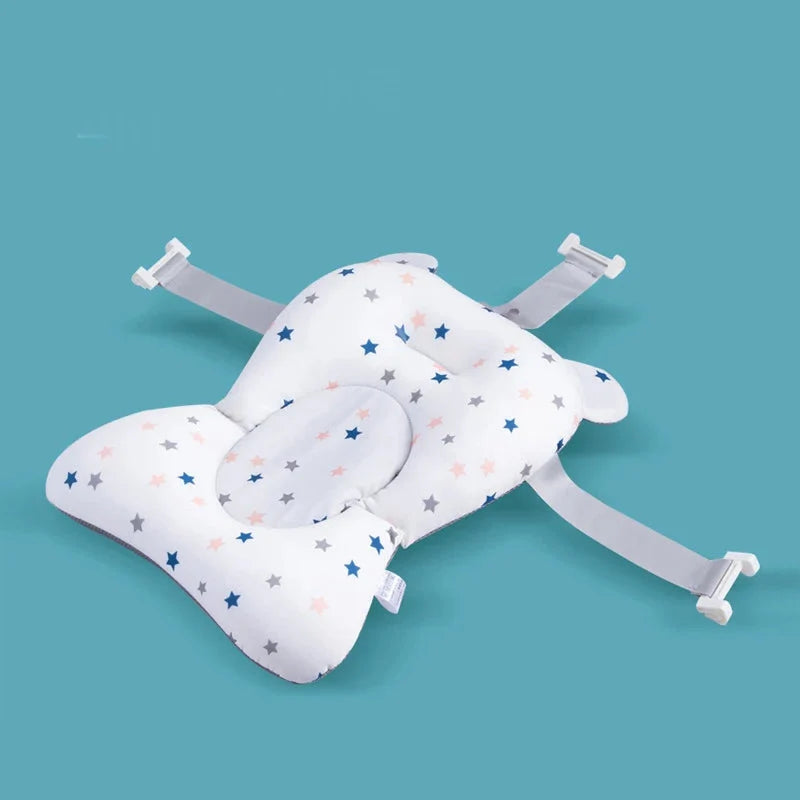 Baby Bath Seat Support Mat – Infant Anti-Slip Pillow for Newborns