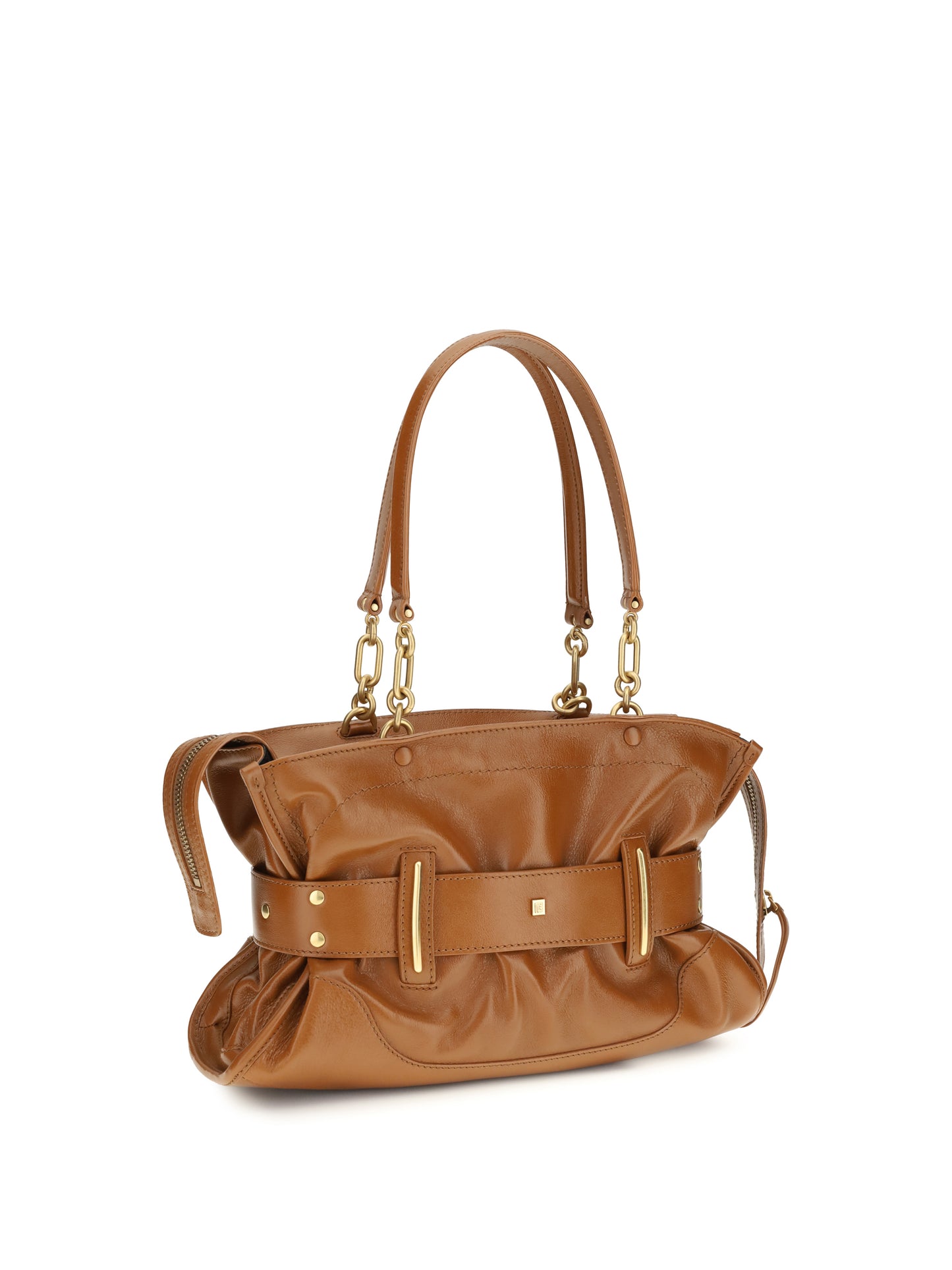 Handbag Anthem Calf Suede Brown