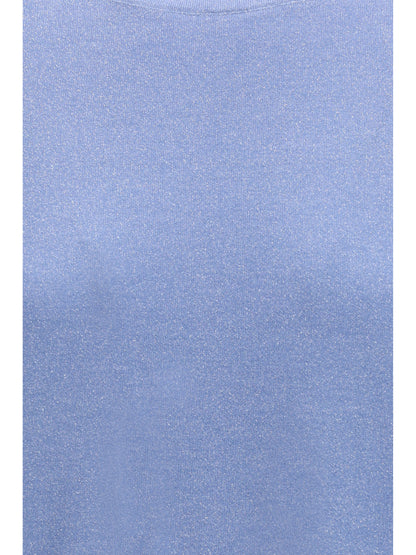 Cashmere T-Shirt Blue Dusk