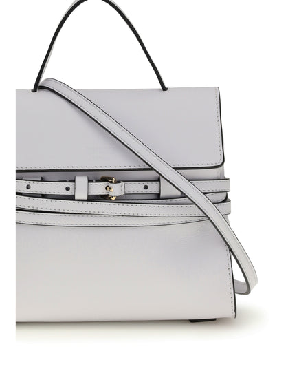 Handbag Tie Me White Leather