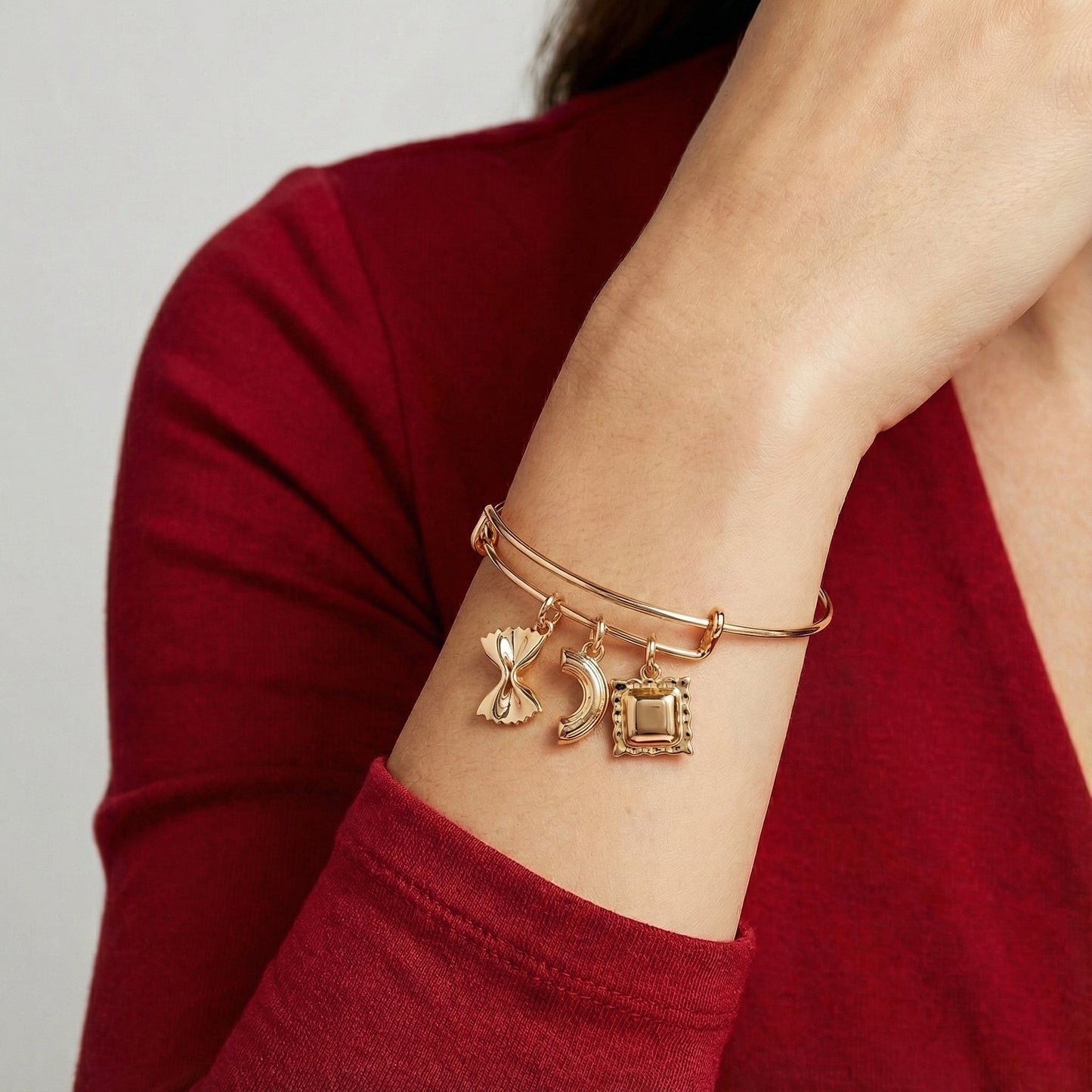 Pasta Multi Charm Bangle