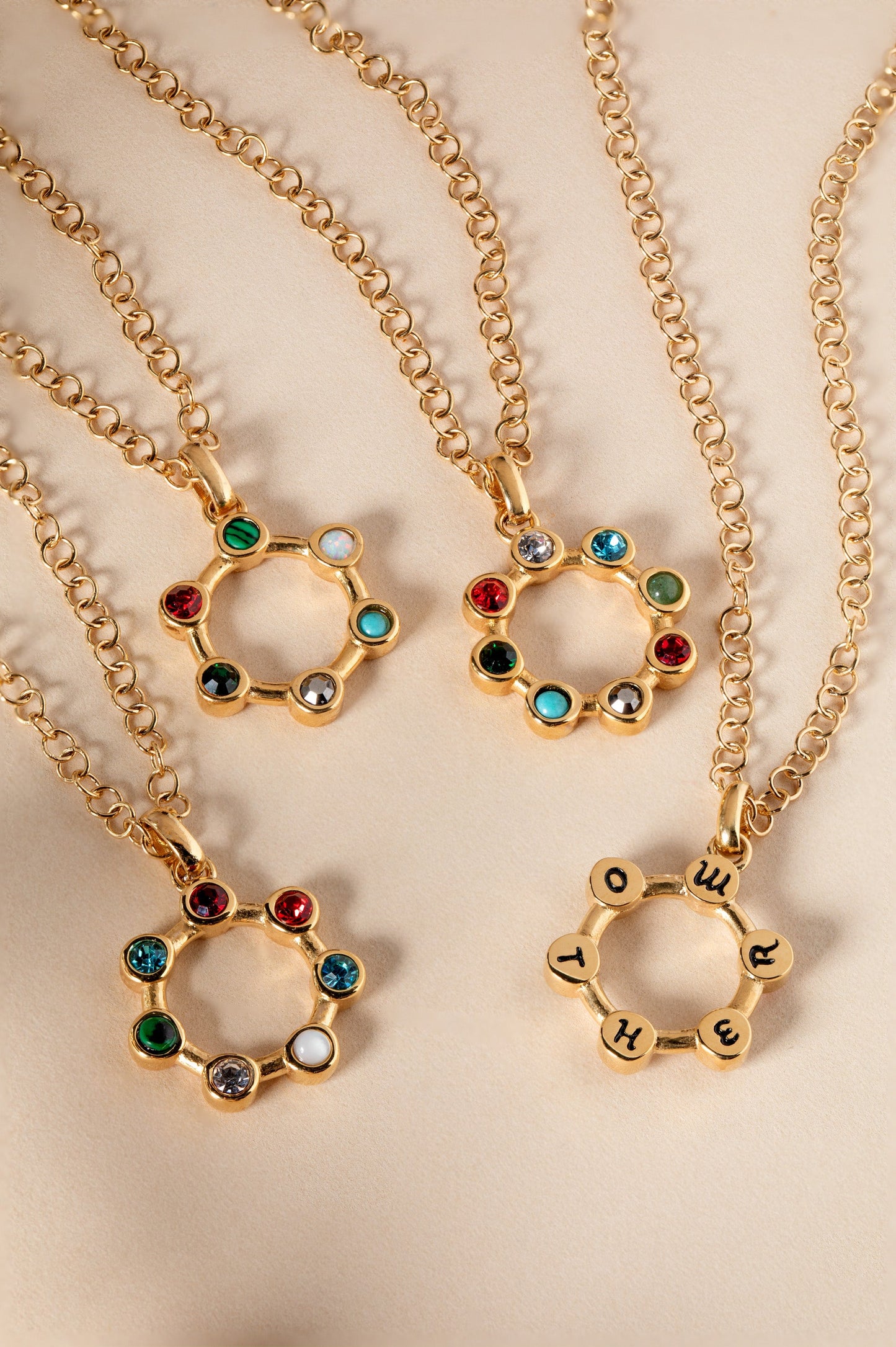 Grandma Hidden Message Acrostic Necklace