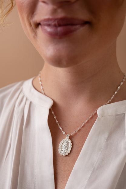 Divine Guides Mary Pendant Necklace