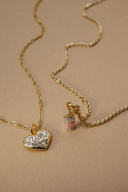 ‘Wife of the Party’ Heart Charm