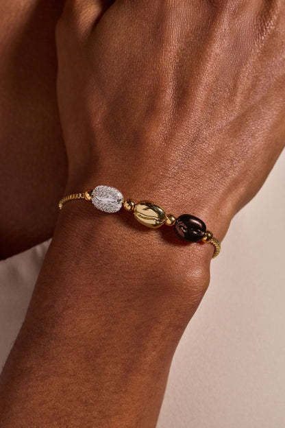 Coffee Bean Bolo Bracelet