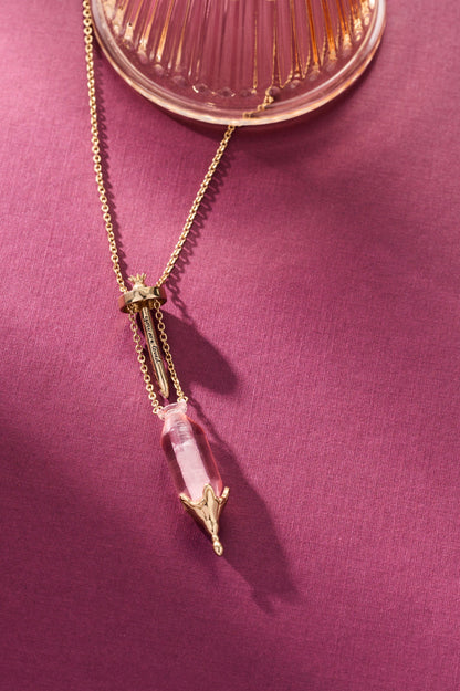 'You Are Loved' Potion Bottle Slider Necklace