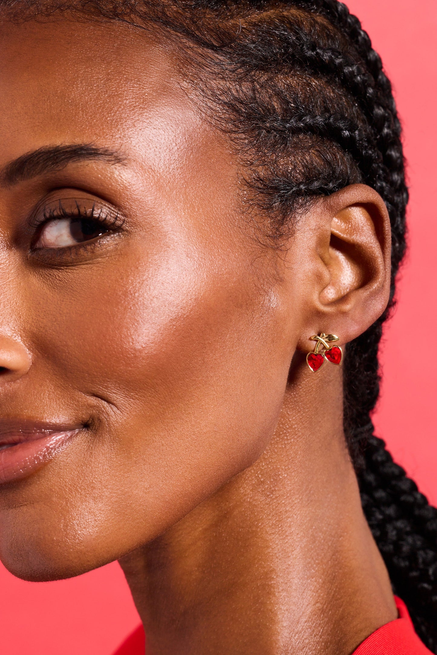 'My Cherry Amour' Stud Earrings