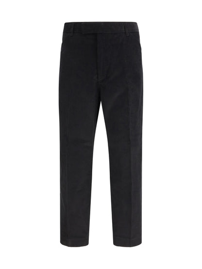 Chino Pants Corduroy Black