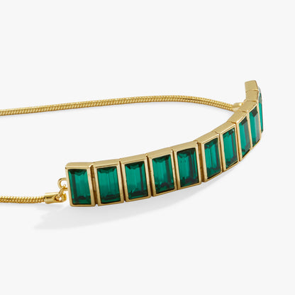 Baguette Crystal Tennis Bracelet