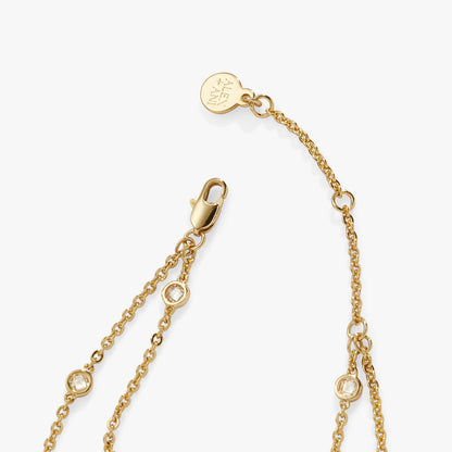 Sister Infinity Chain Double Strand Bracelet