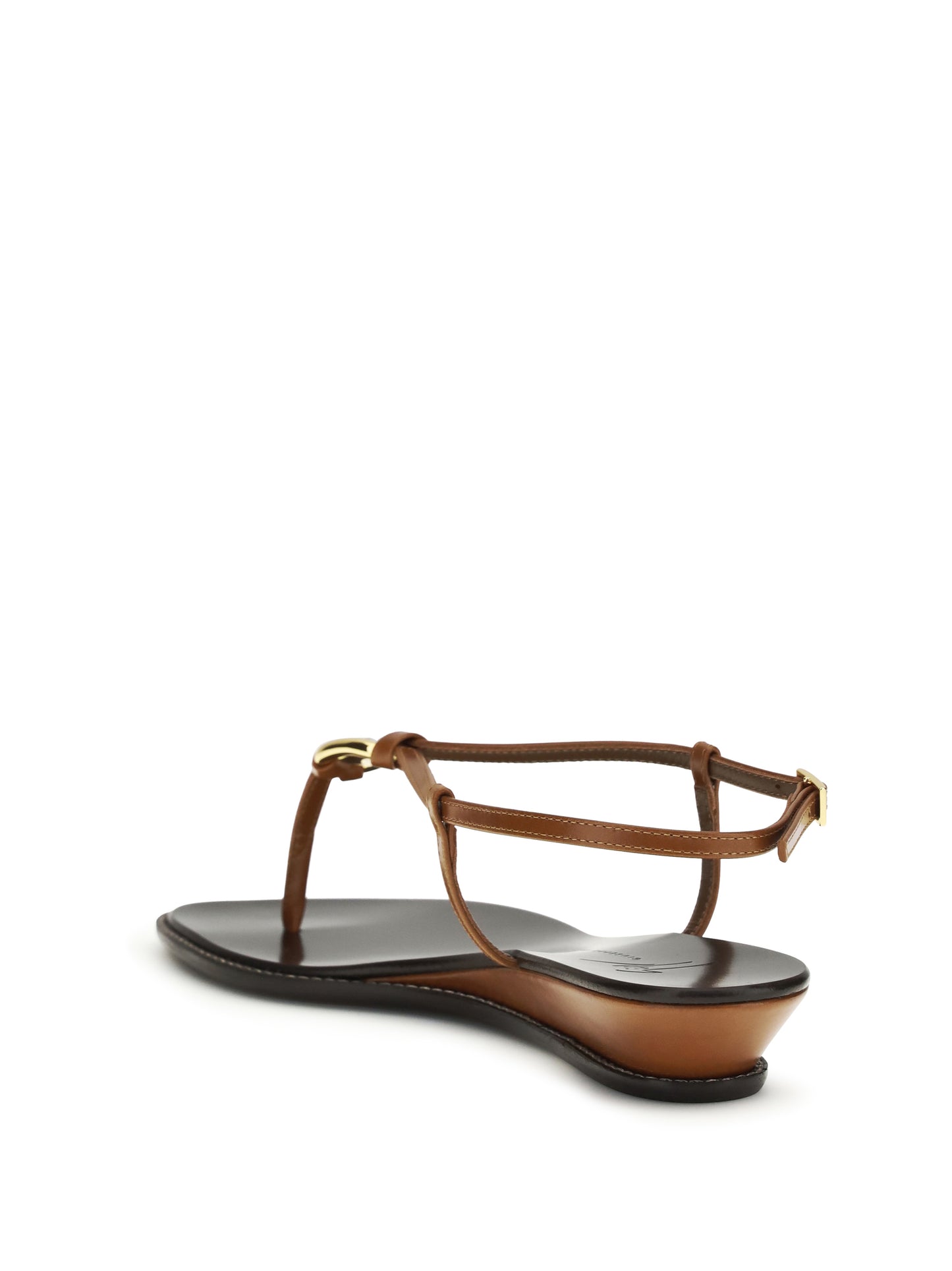 Sandals Amhelia Tan Leather