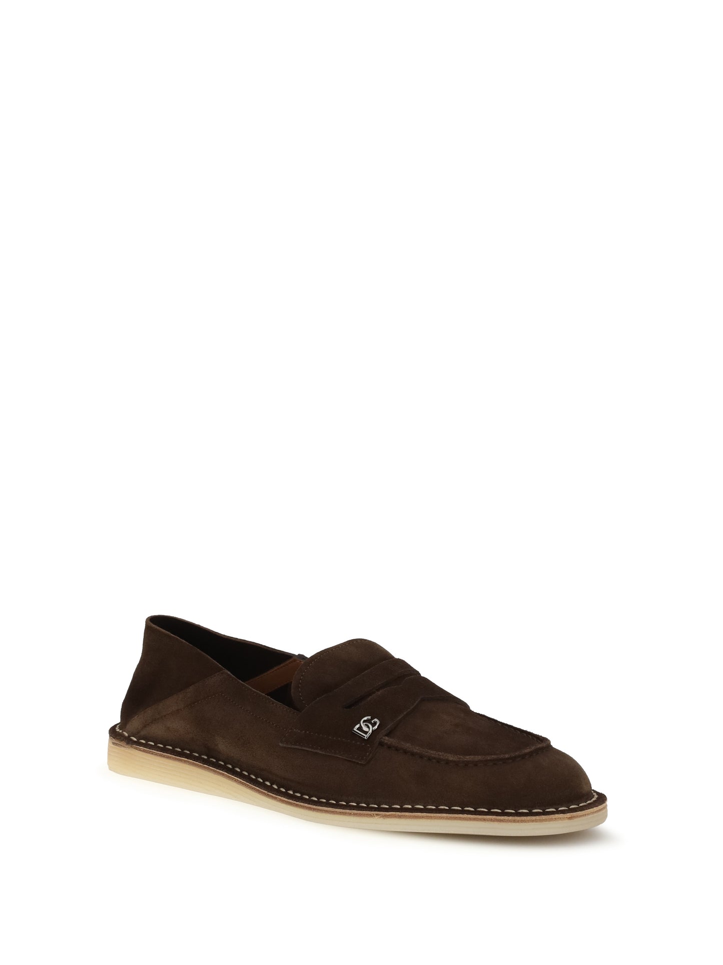 Loafers Suede Brown