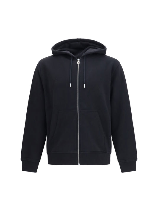 Hoodie Photographic Negative Fleece Black