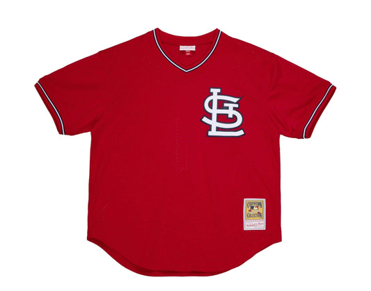 Mitchell & Ness Men's MLB Authentic Bp Jersey - Cardinals 1996 Ozzie Smith Jerseys