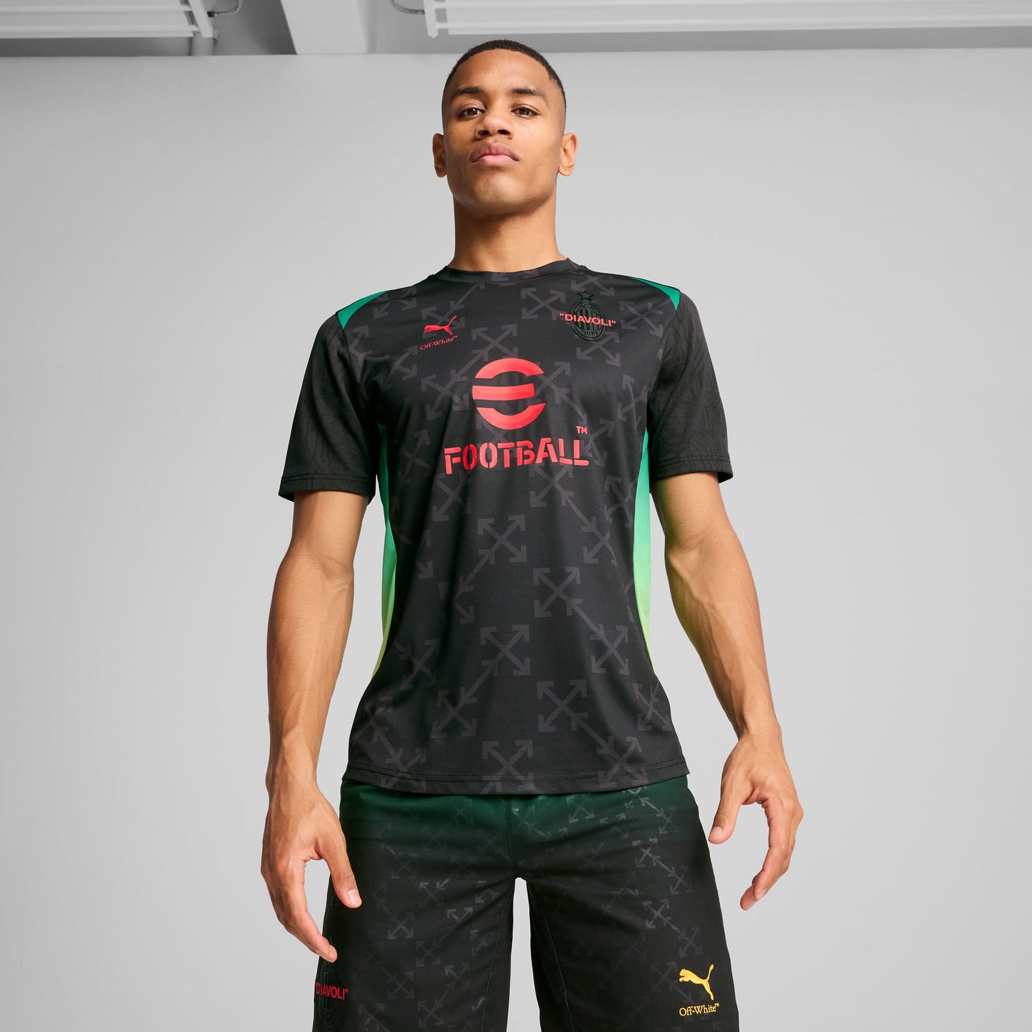 Men's Puma Acm X Off-White Prematch Ss Jersey