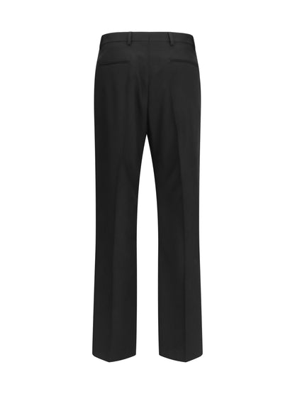 Tailored Wool Trousers Black
