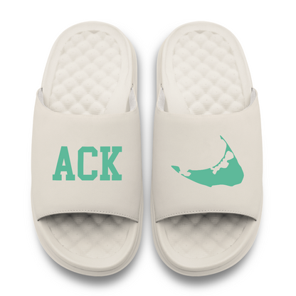 Nantucket Outline Motive Slide Sandals