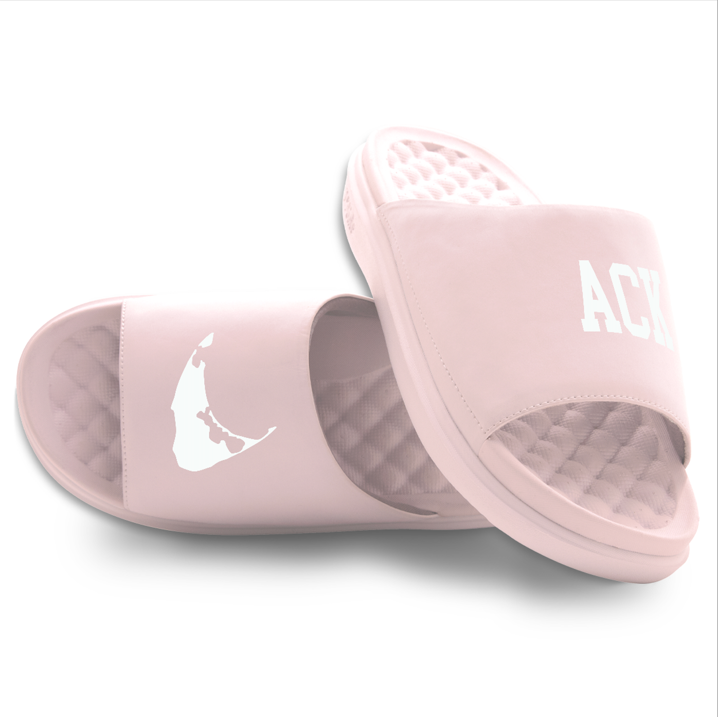 Nantucket Outline Motive Slide Sandals