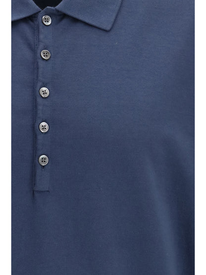 Polo Shirt Cotton Navy