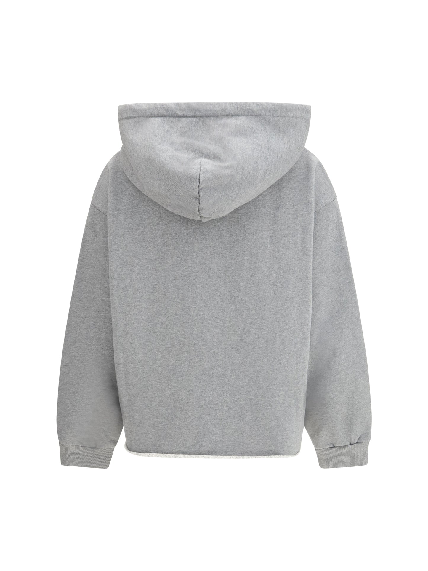 Hoodie Numeric Logo Spray Grey Melange