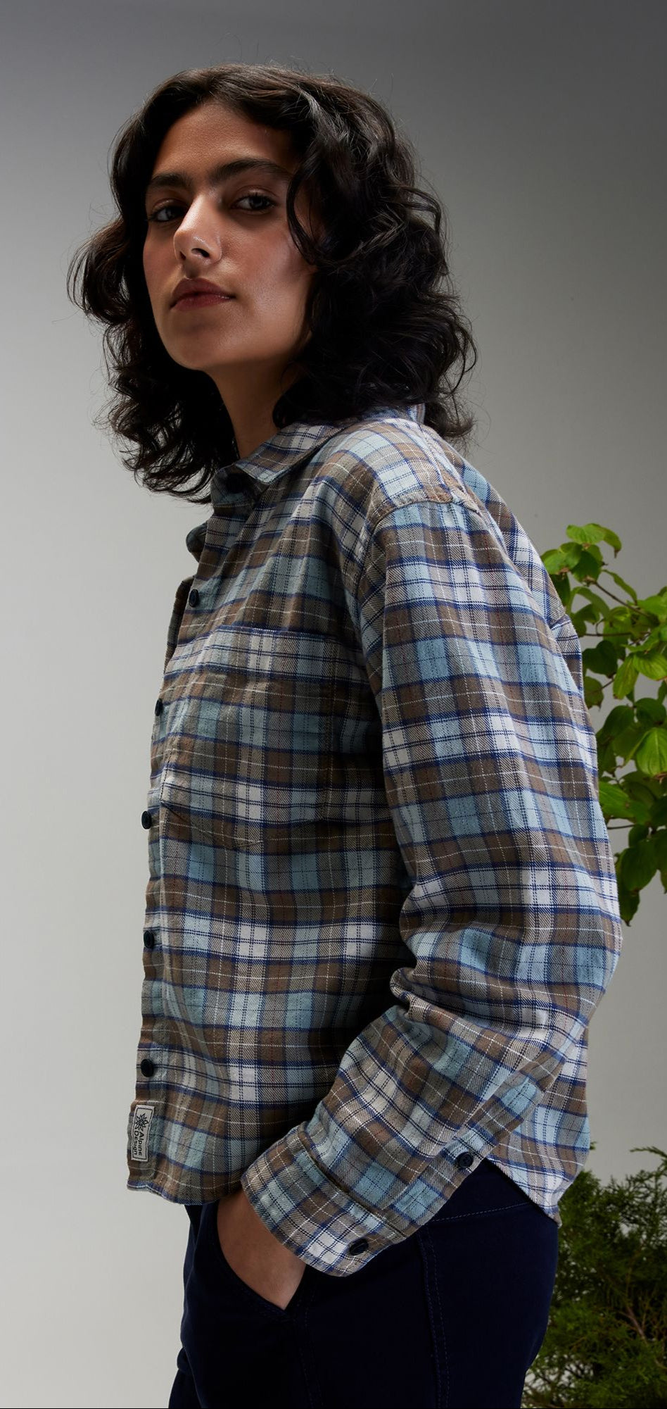 Brown Fall River Plaid-