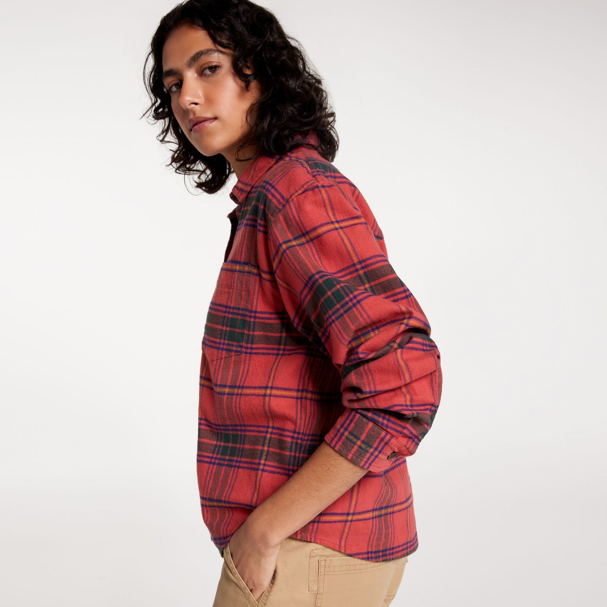Red Fiery Skipper Plaid-