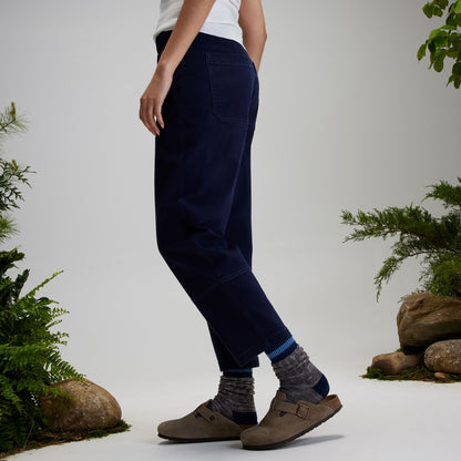 Alpine Design Women's Barrel Relaxed Fit High Rise Cropped Pants