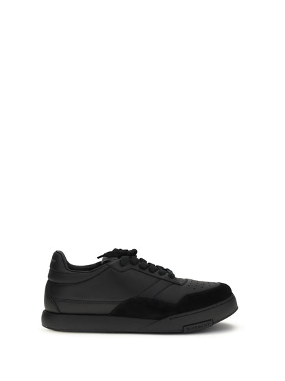 Leather Sneakers Yard Court Black