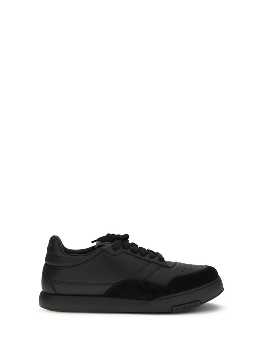 Leather Sneakers Yard Court Black