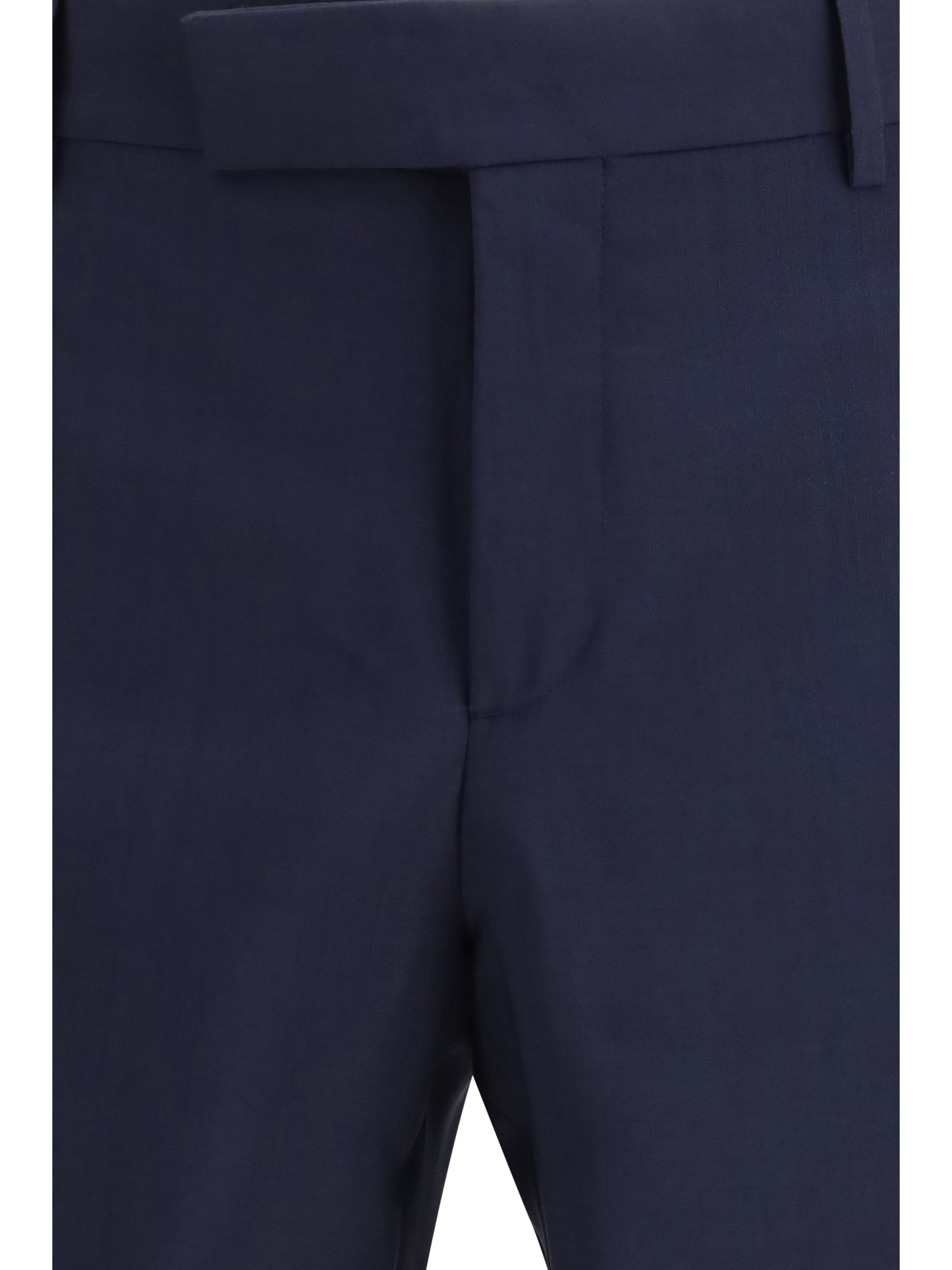 Tailored Pants Dark Blue Wool