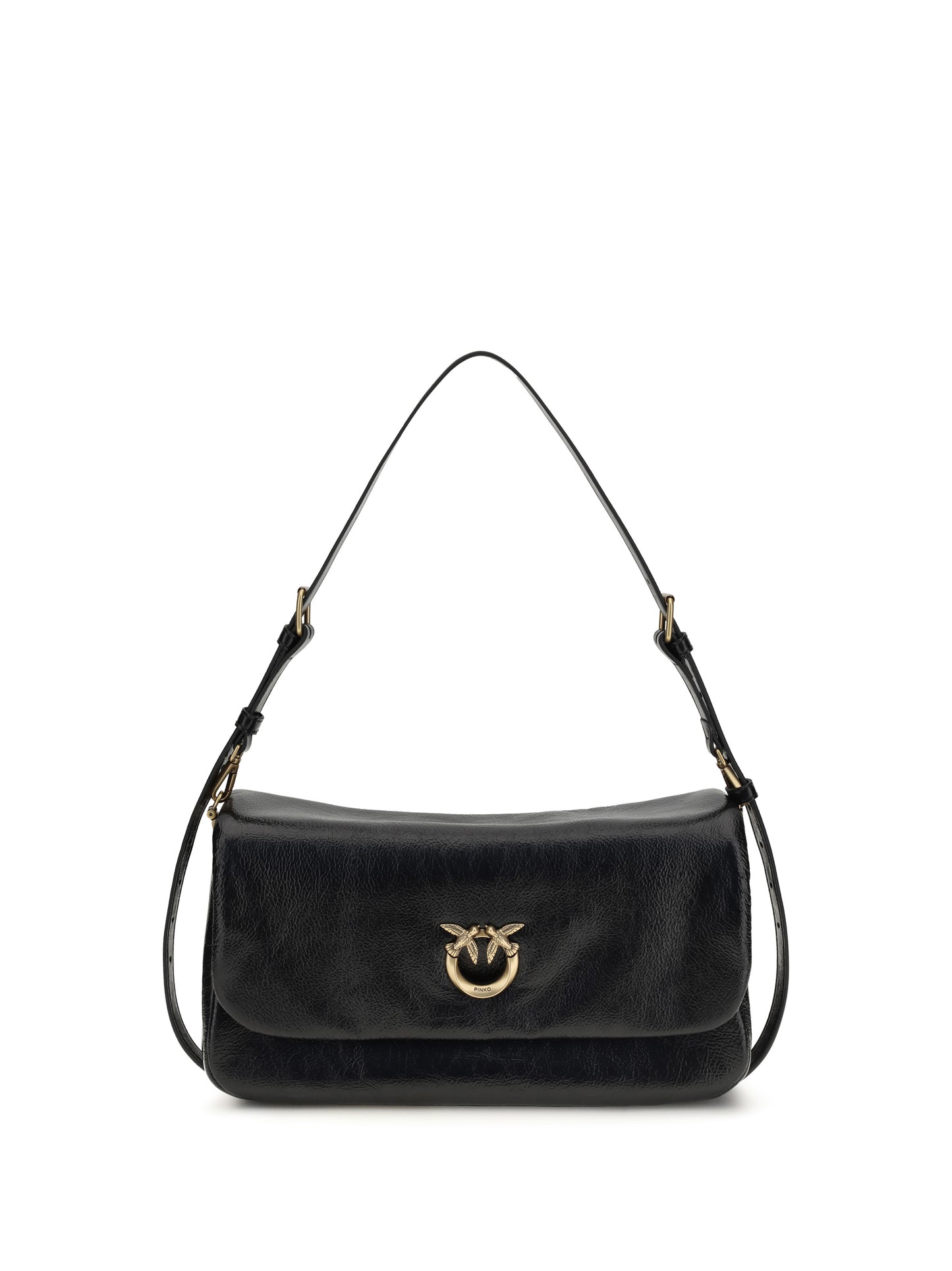 Shoulder Bag Love Click Soft Black/Antique Gold
