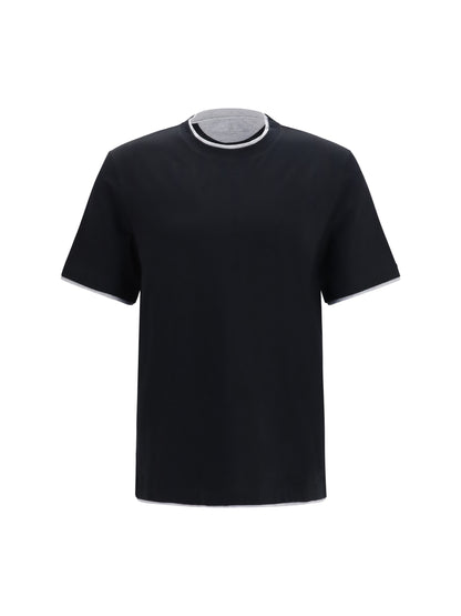 Cotton T-Shirt Black/Grey